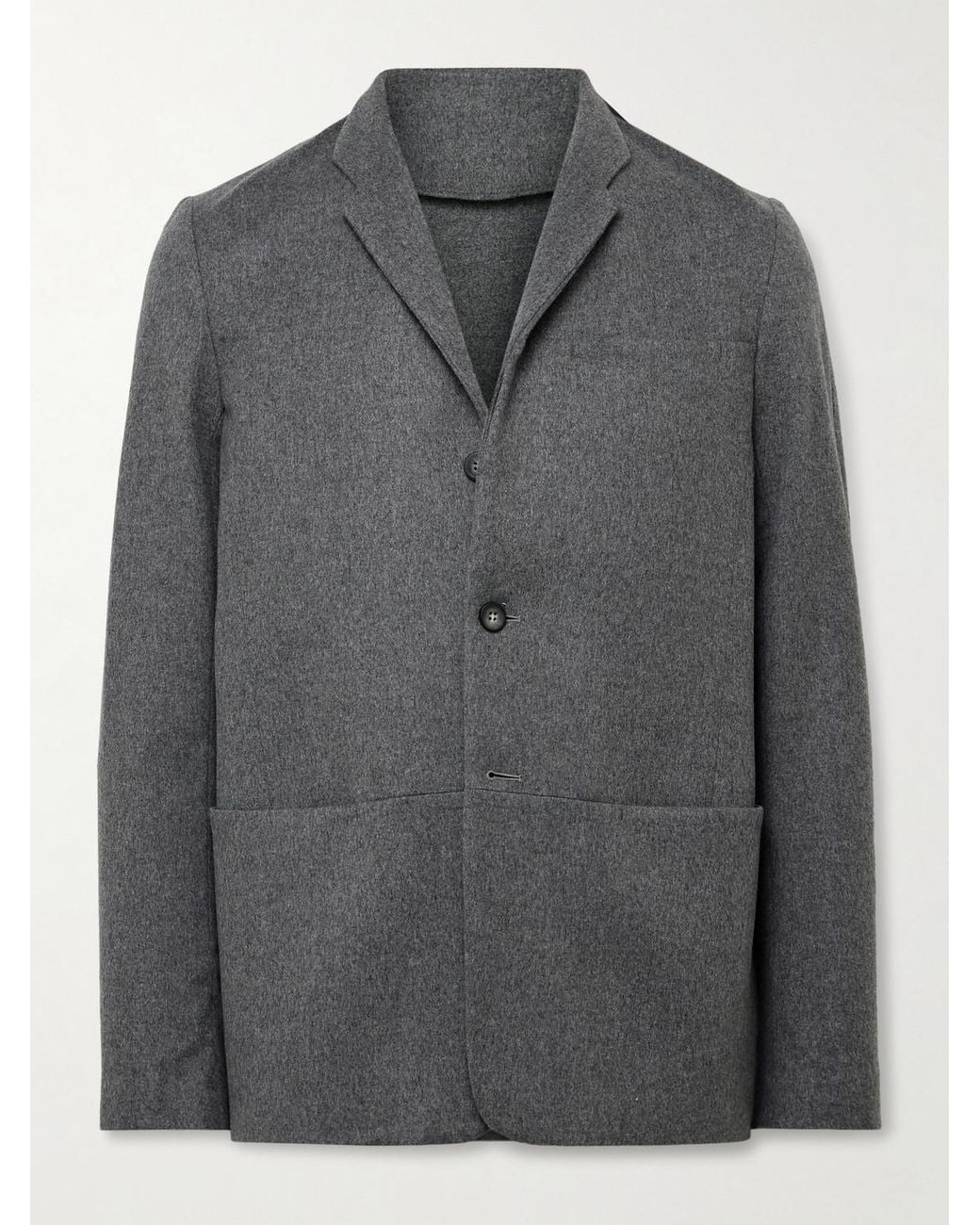 Sease Gray Ellen 2.0 Unstructured Wish Virgin Wool And Cashmere-Blend Felt Blazer for men