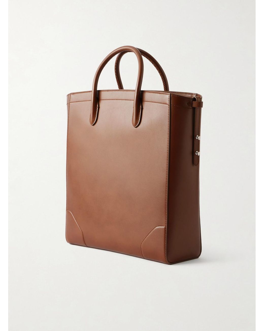 Dunhill Brown Century 33 Patina-Leather Tote Bag for men