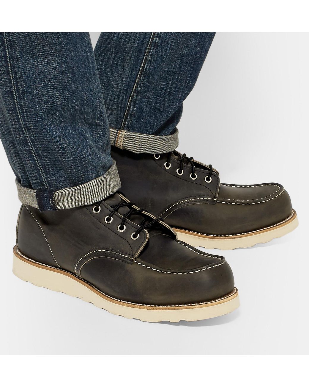 Red Wing 8890 Heritage Work 6" Moc Toe Boot in Gray for Men | Lyst