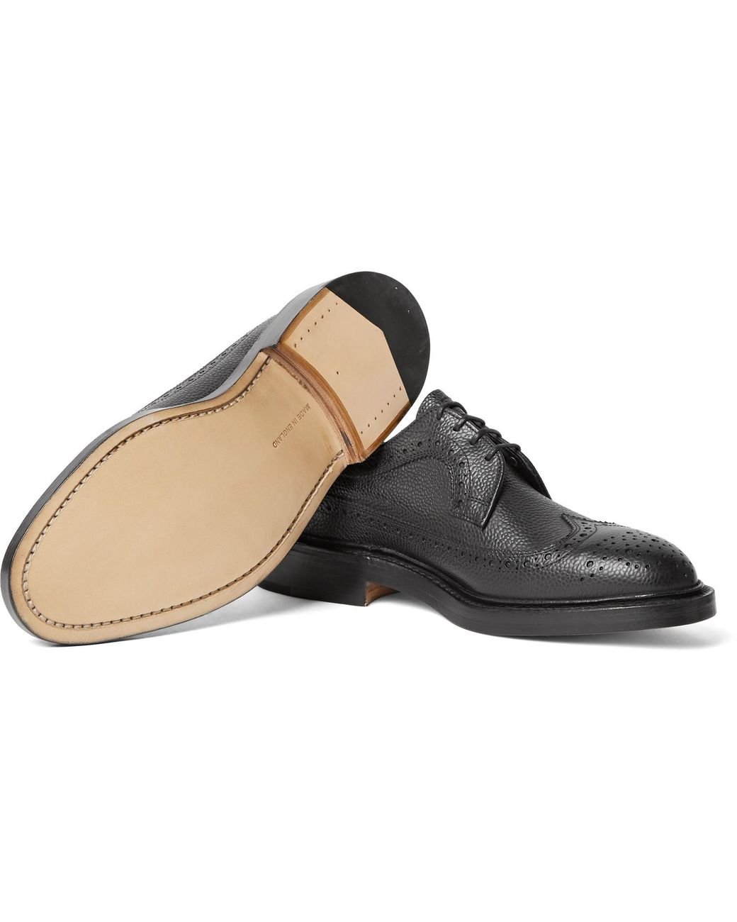 Grain leather brogues deals