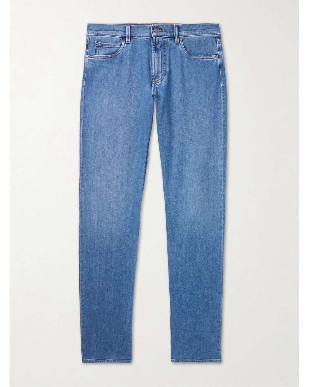 Zegna Blue Slim-Fit Jeans for men