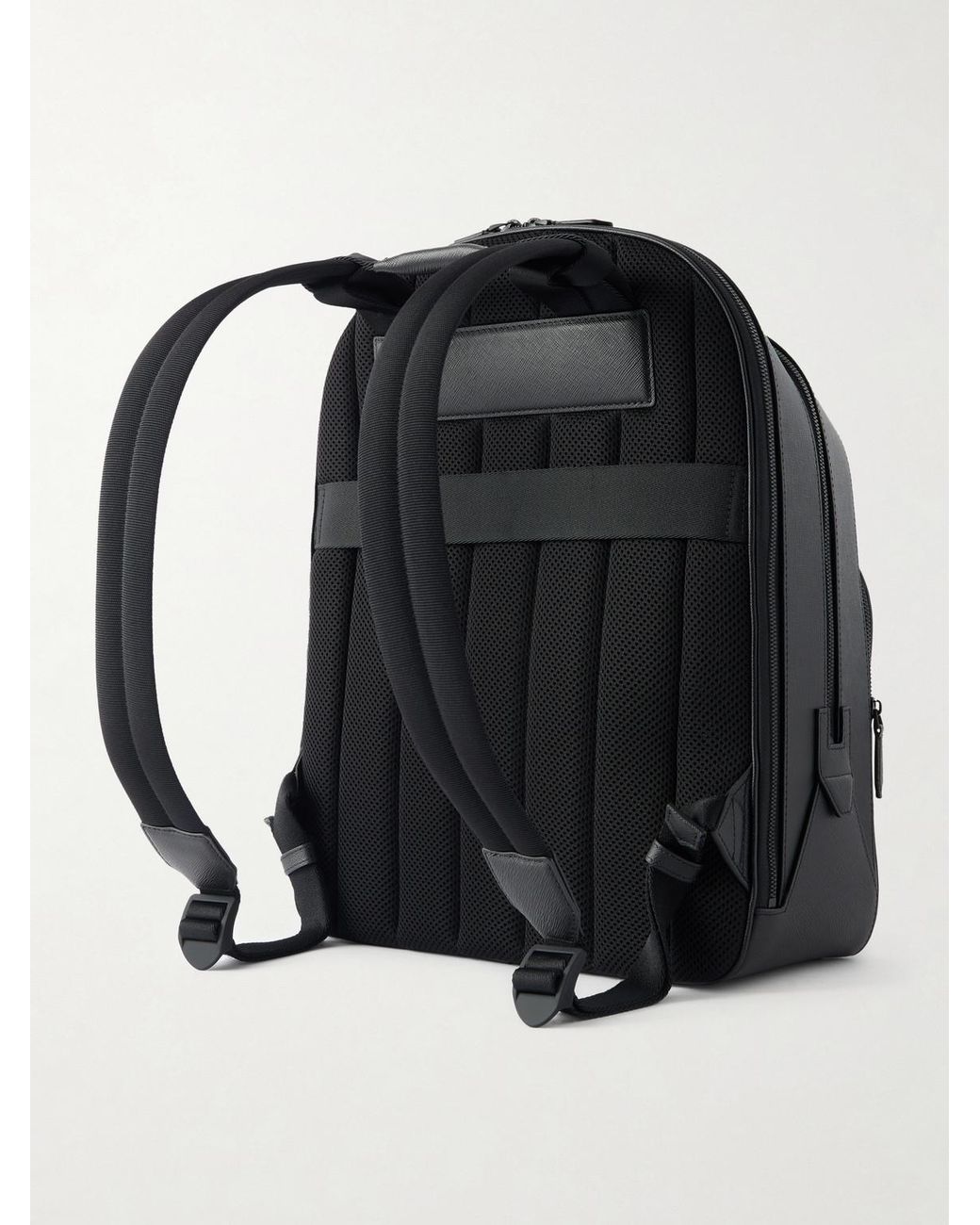 Montblanc Blue Companion Full-Grain Leather Backpack for men