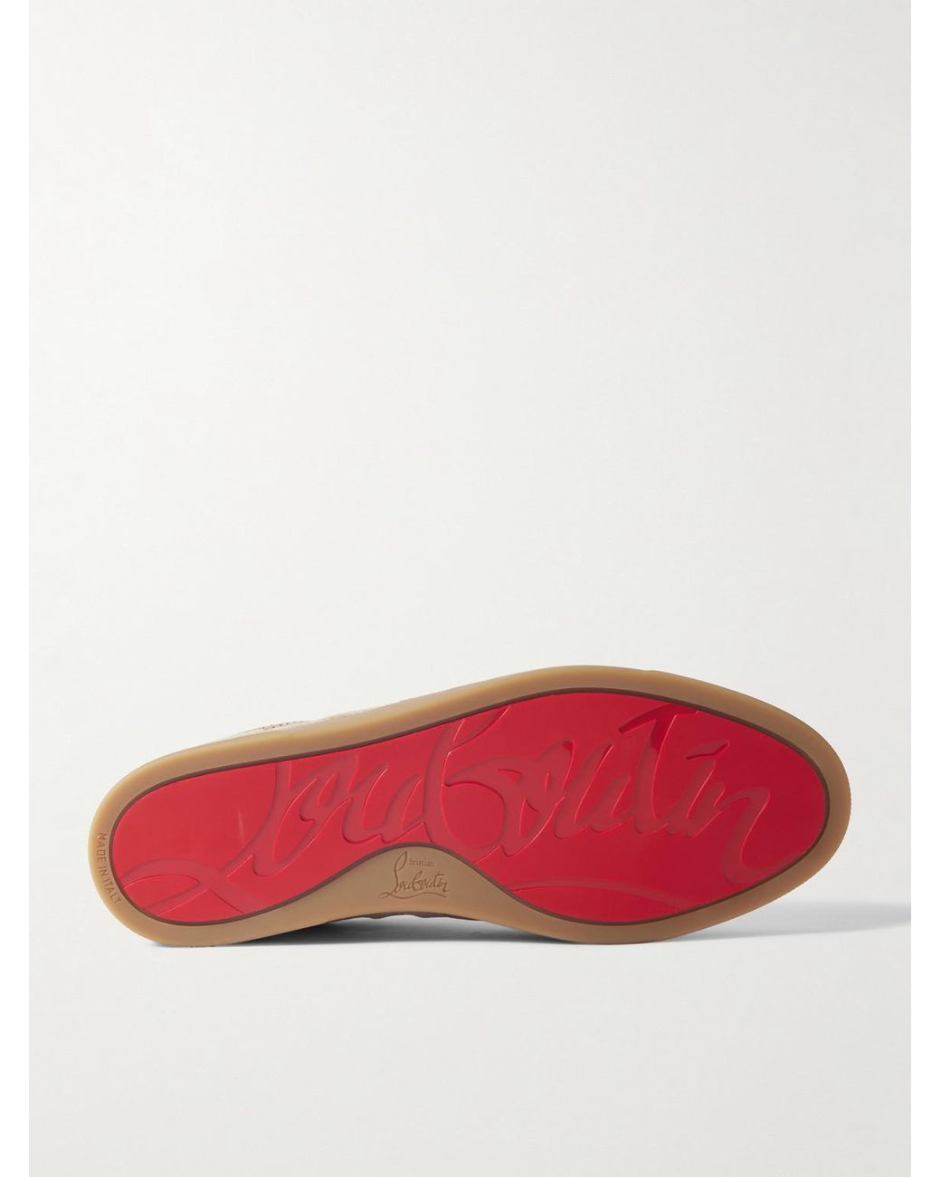 Christian Louboutin Brown Tutti Rui Suede Sneaker for men