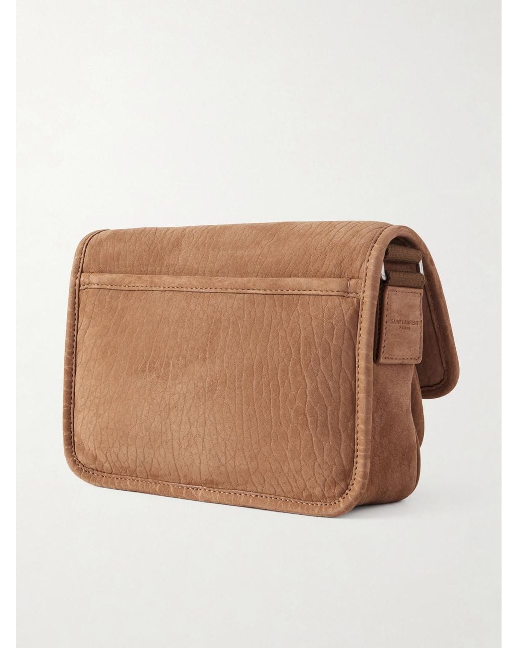 Saint Laurent Brown Niki Nubuck Shoulder Bag for men