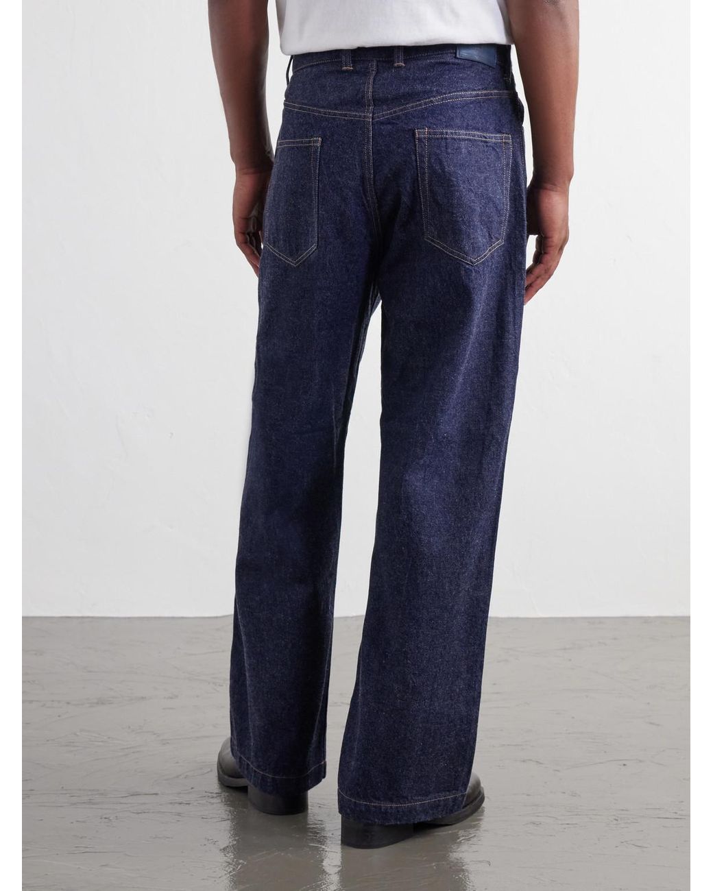 Blue Blue Japan Blue Wide-Leg Jeans for men