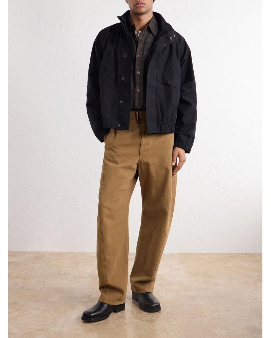 Margaret Howell Blue Mhl. Cotton-Poplin Track Jacket for men