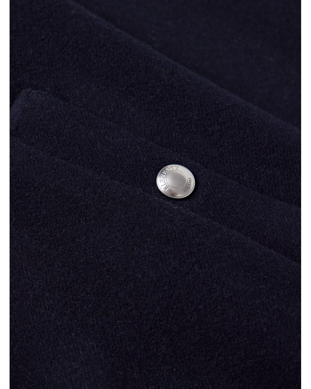 Eleventy Blue Wool-Felt Bomber Jacket for men