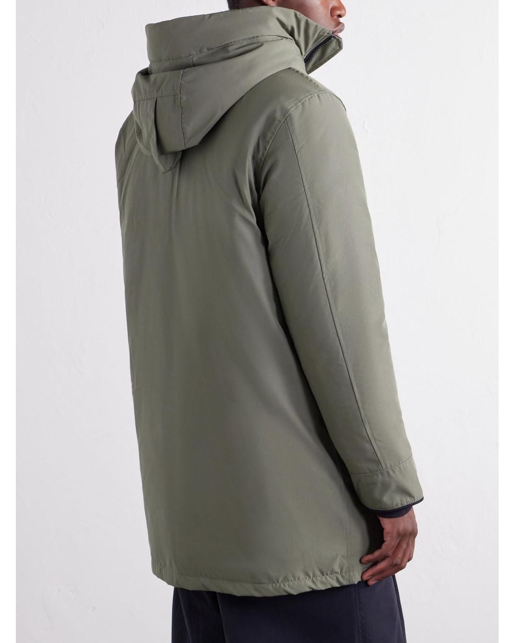 Canada Goose Gray Langford Hooded Shell Down Parka for men