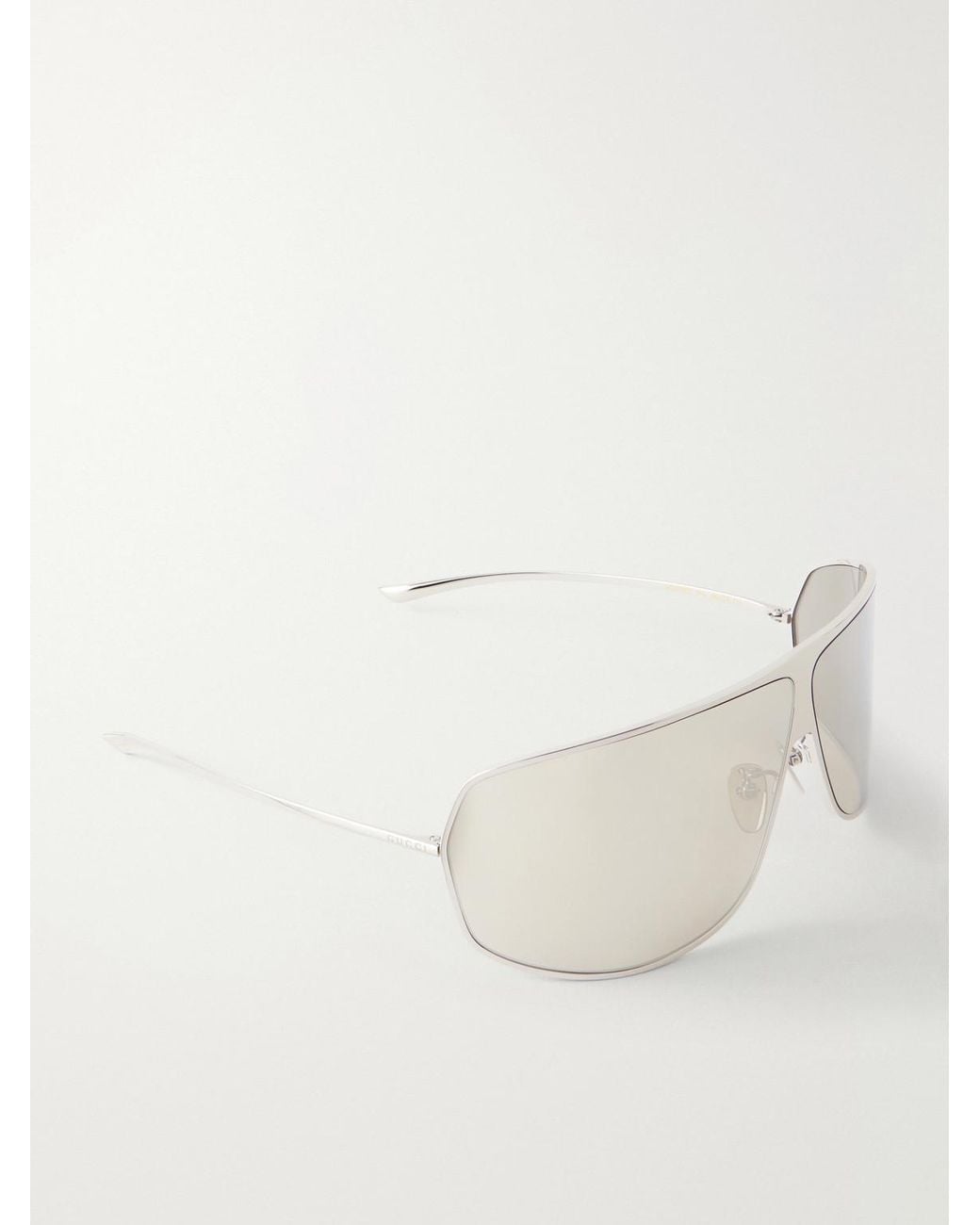 Gucci Natural Aviator-Style-Tone Sunglasses for men