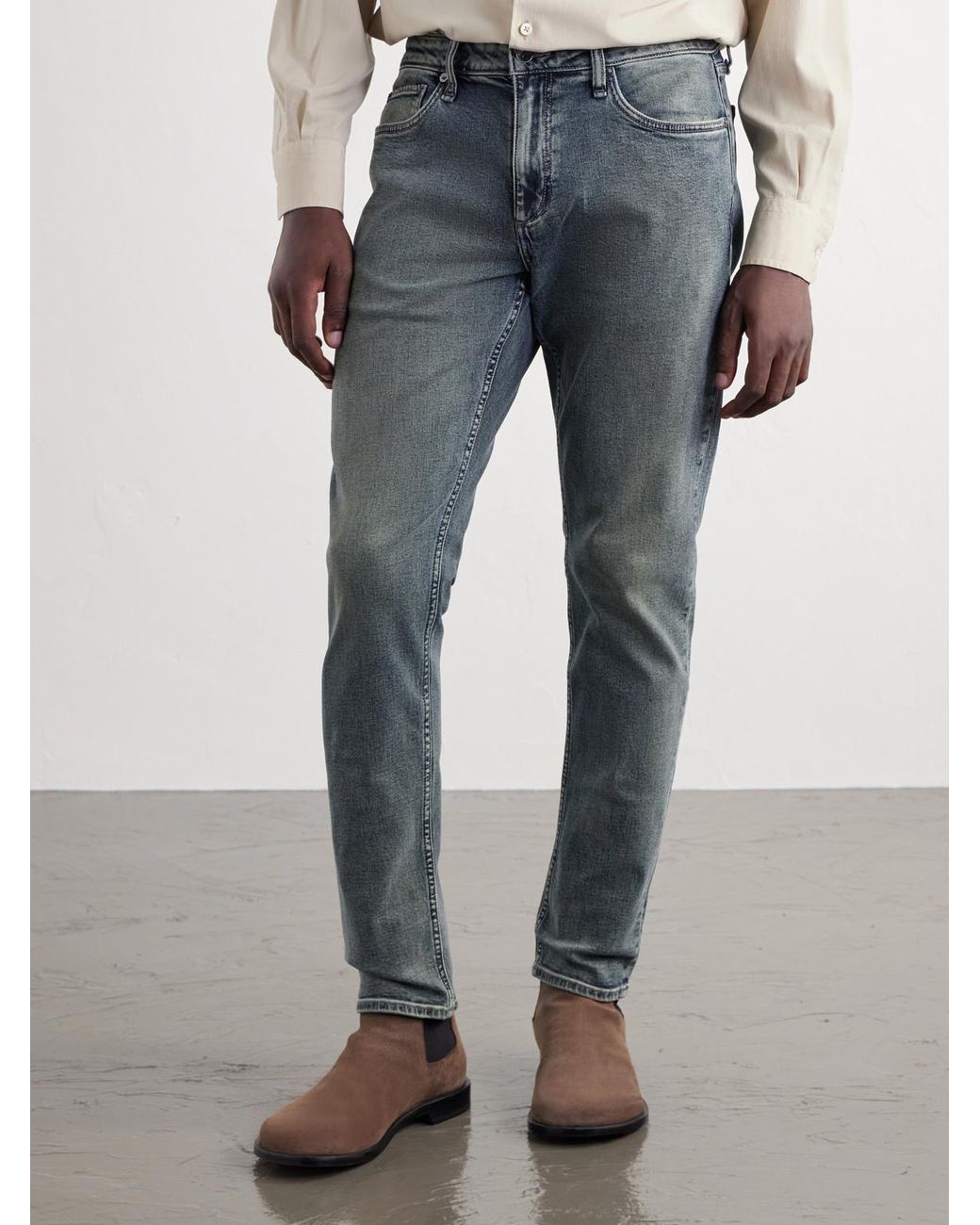 Rag & Bone Blue Fit 3 Authentic Slim-Fit Stretch-Denim Jeans for men