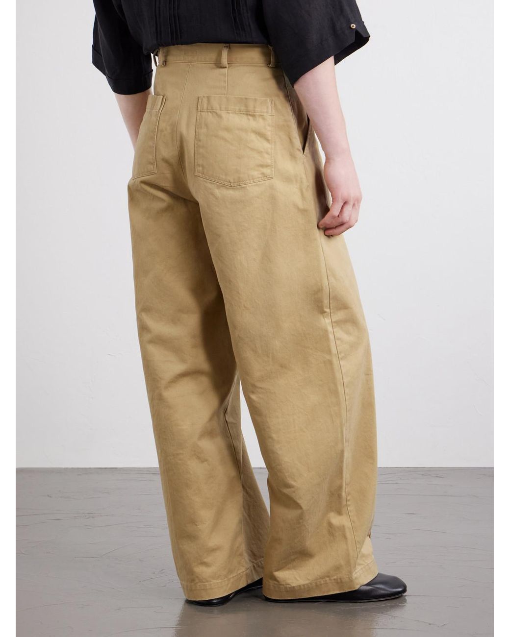 Kapital Natural Boogie Day Straight-leg Panelled Cotton-twill Trousers for men