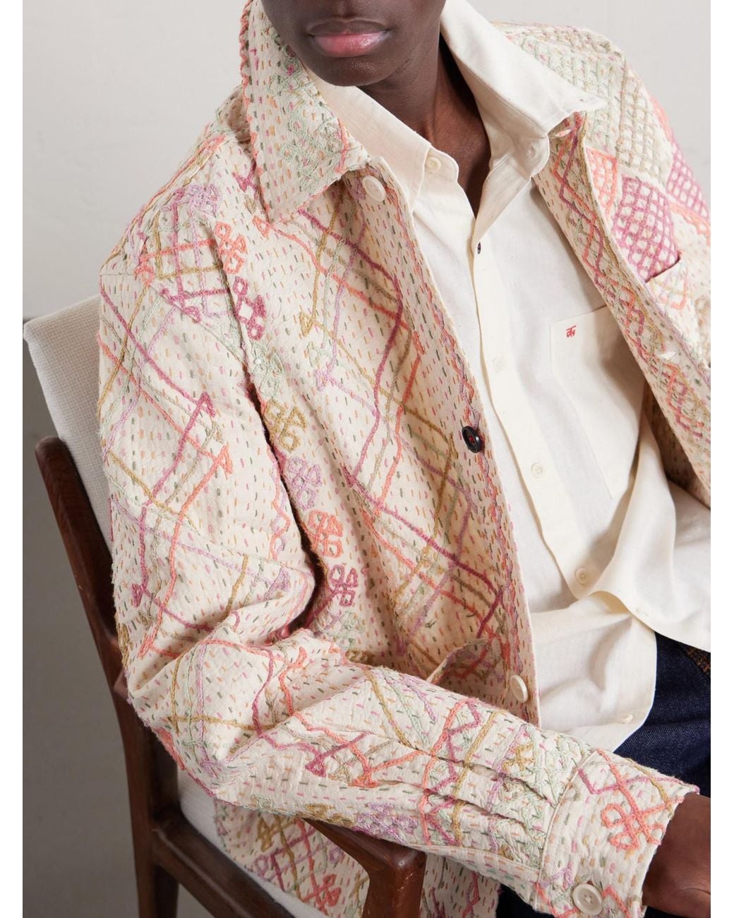 Kardo Natural Ronald Cotton Shirt for men
