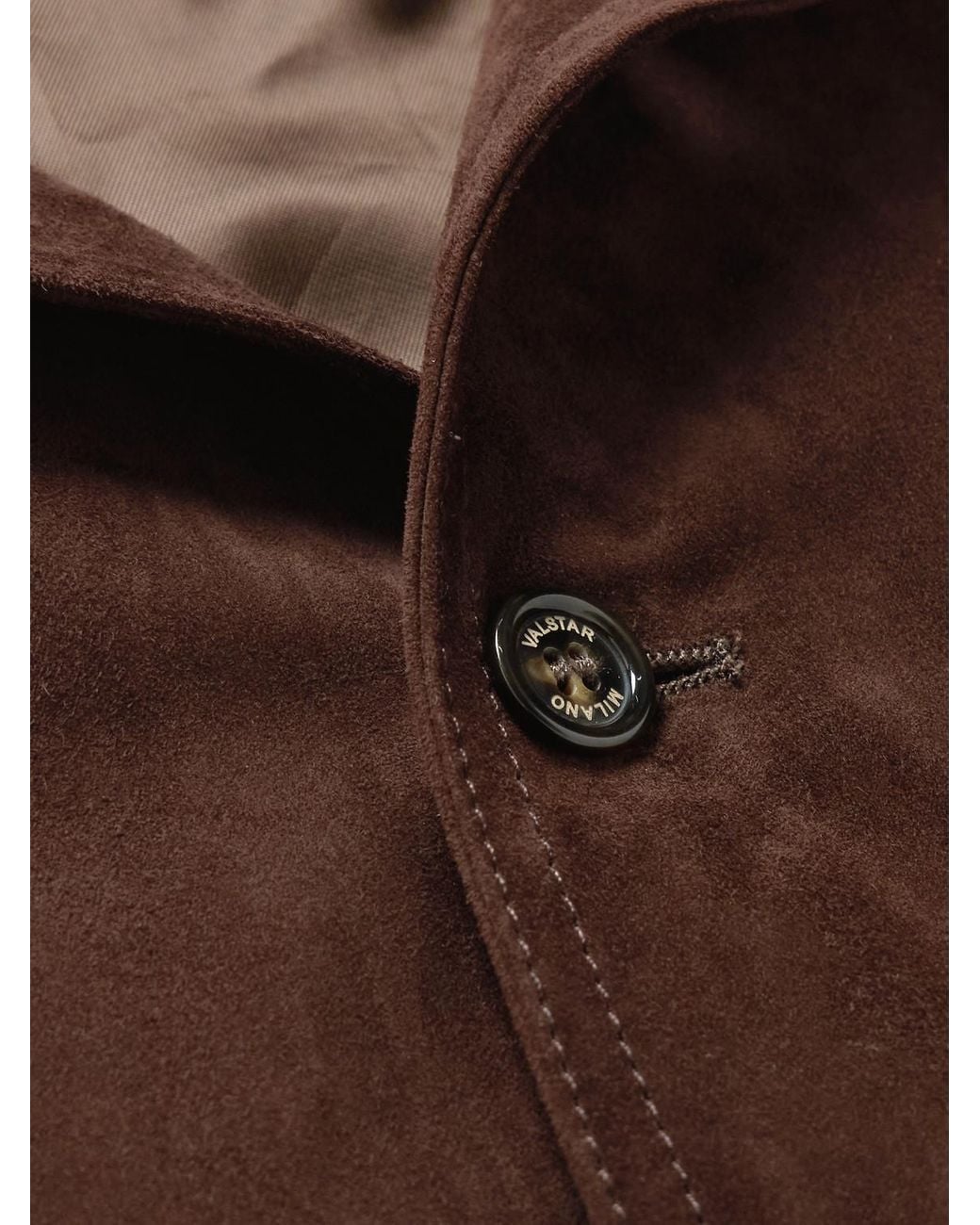 Ino Suede Jacket di Valstar in Brown da Uomo