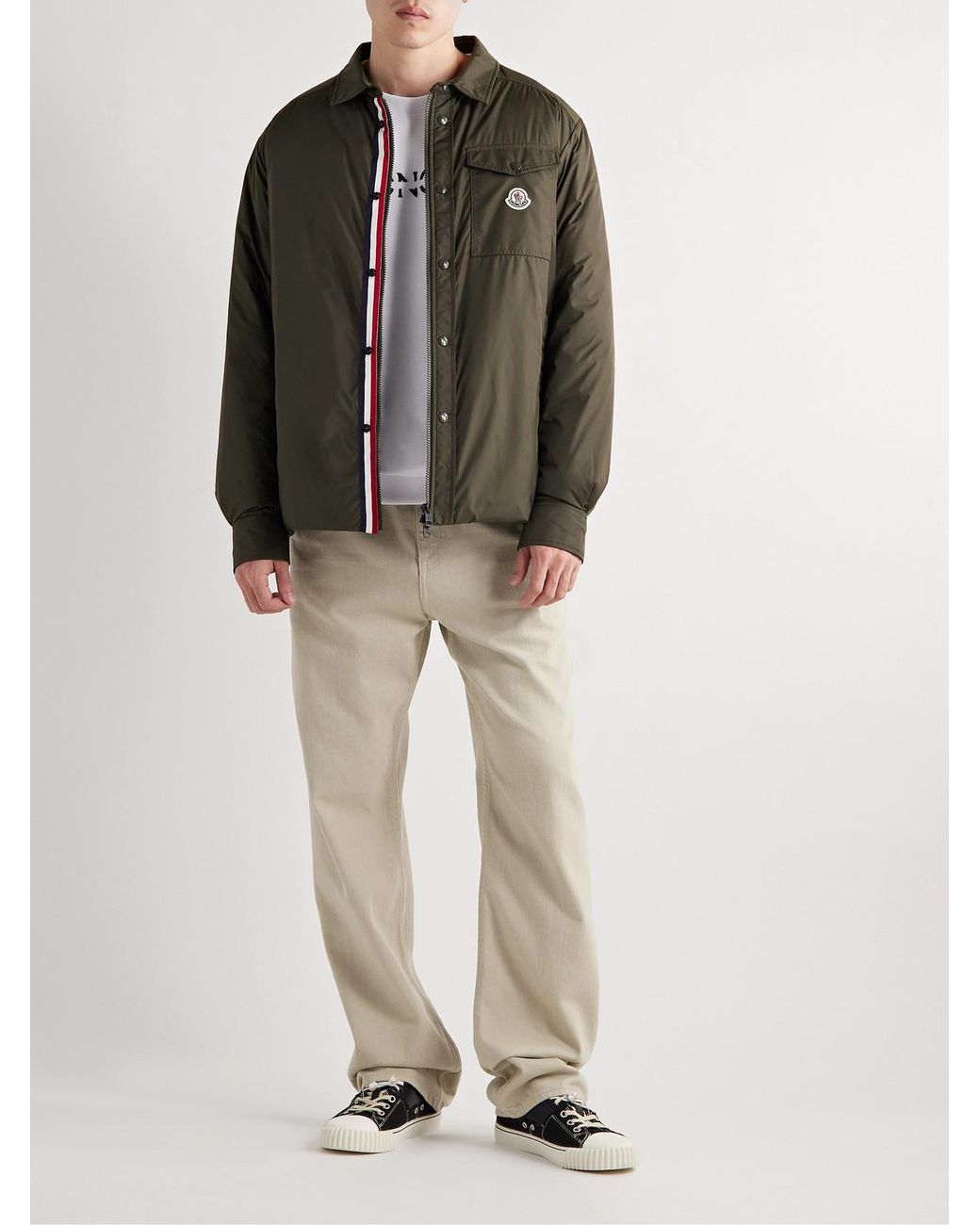 Moncler Natural Straight-Leg Jeans for men
