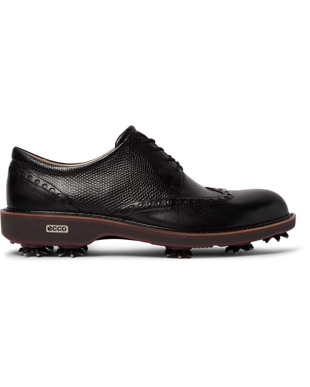 Kvalifikation Direkte Dekorative Ecco Ecco Classic Lux Panelled Leather Golf Shoes in Black for Men | Lyst