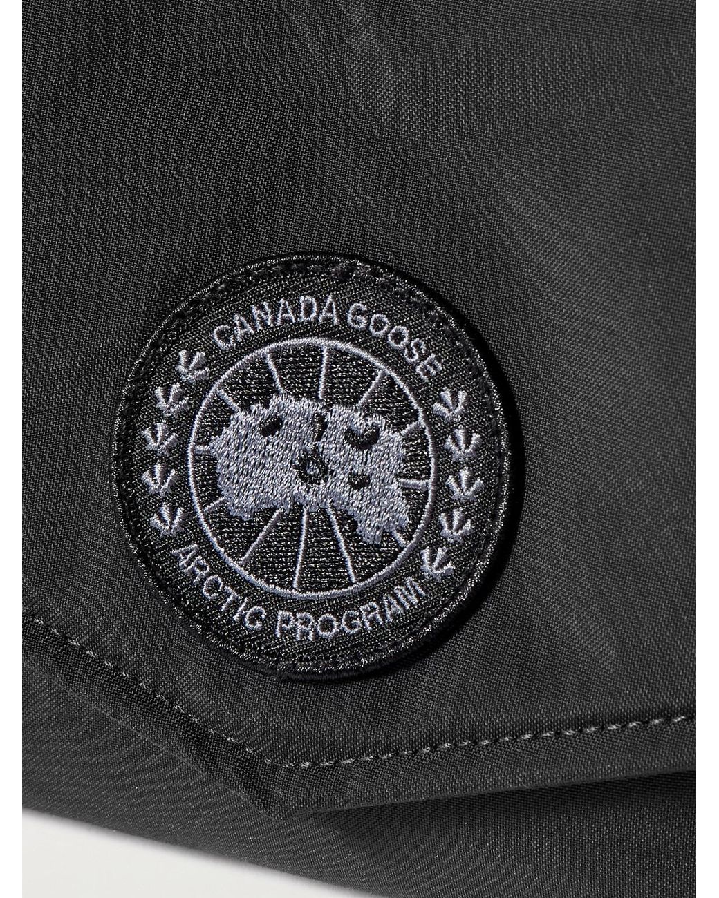 Canada Goose Black Logo-Appliquéd Shell Belt Bag for men