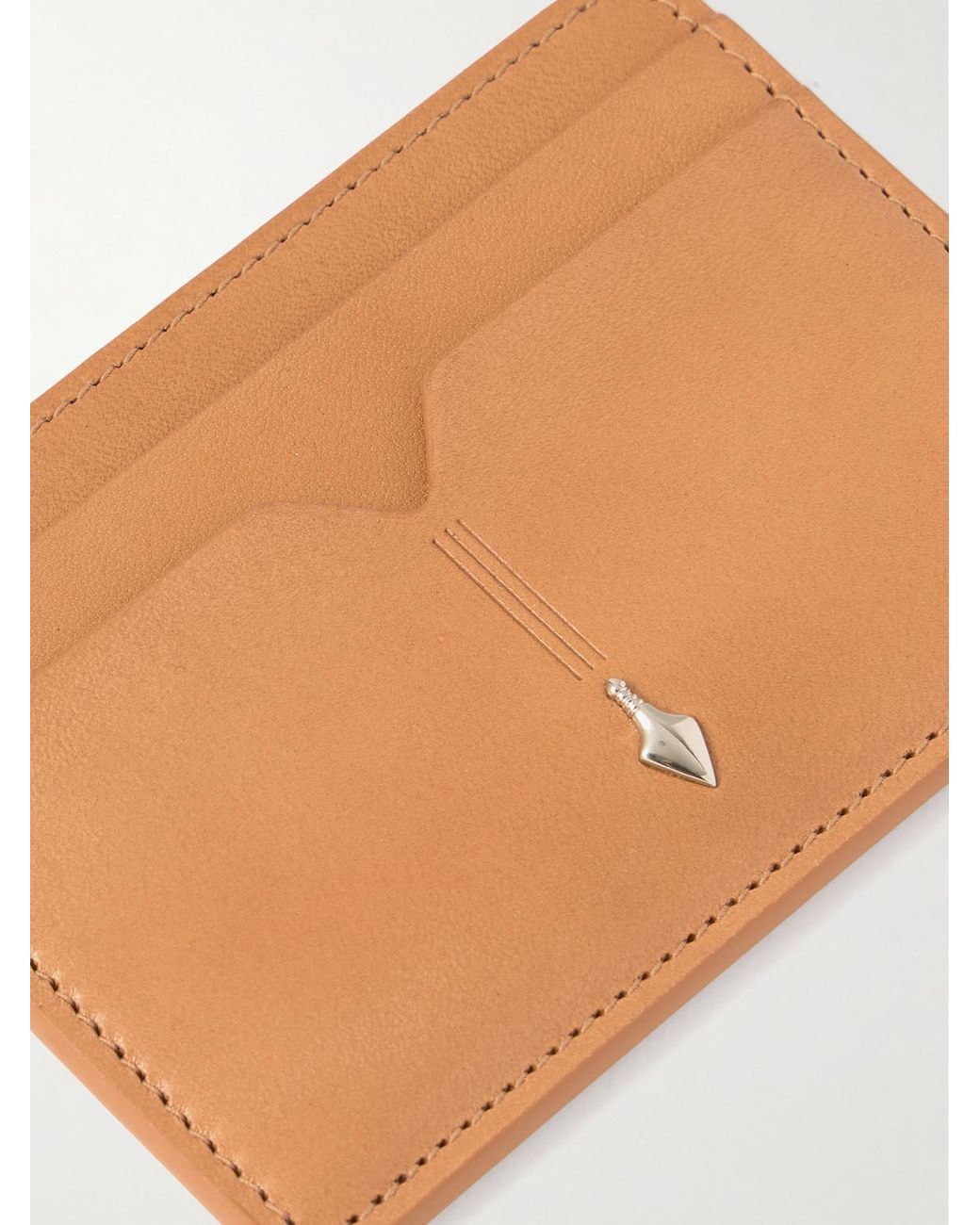 Jacques Marie Mage Natural Theodore Leather Cardholder for men