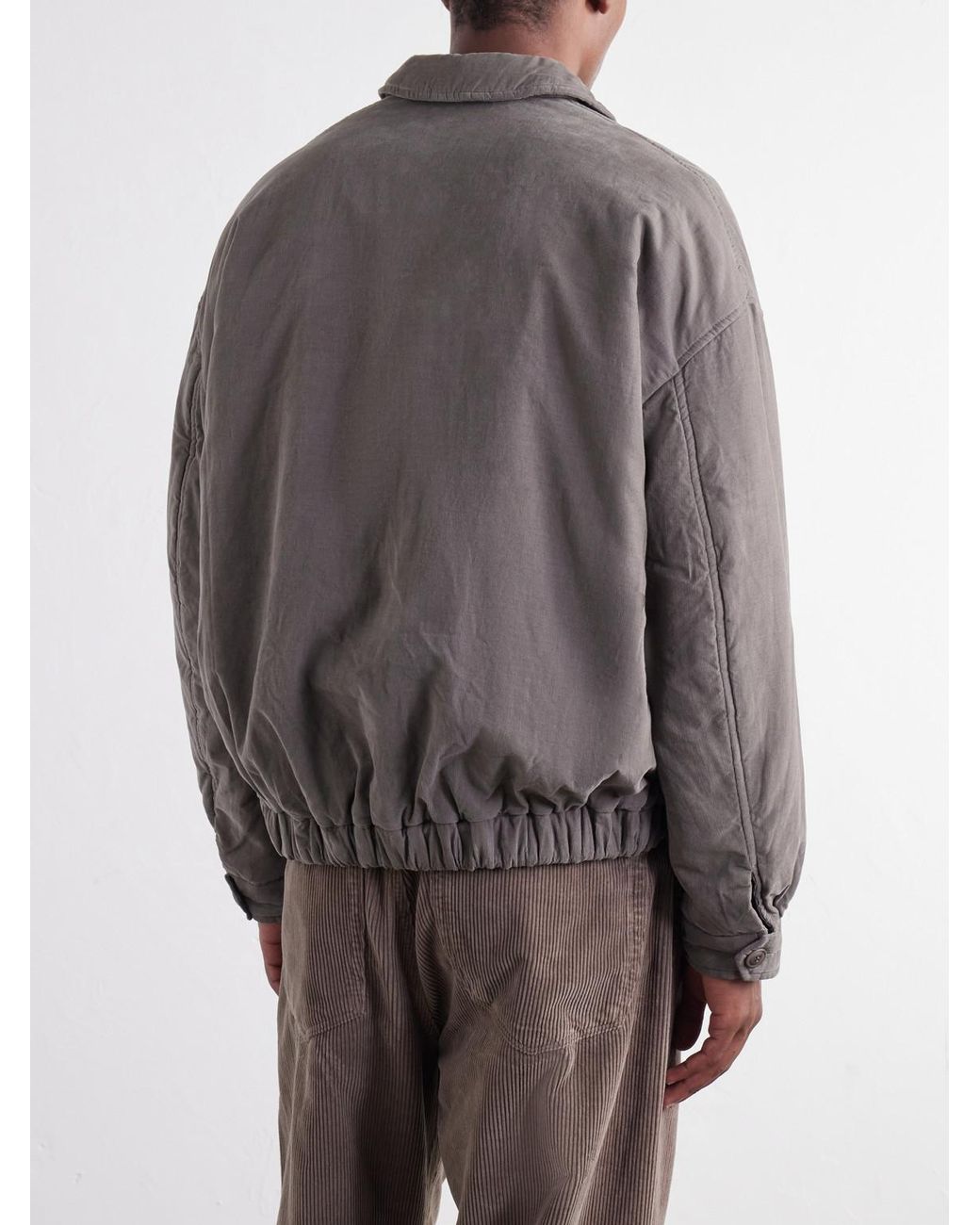 Casey Casey Gray Auber Cotton-Corduroy Blouson Jacket for men