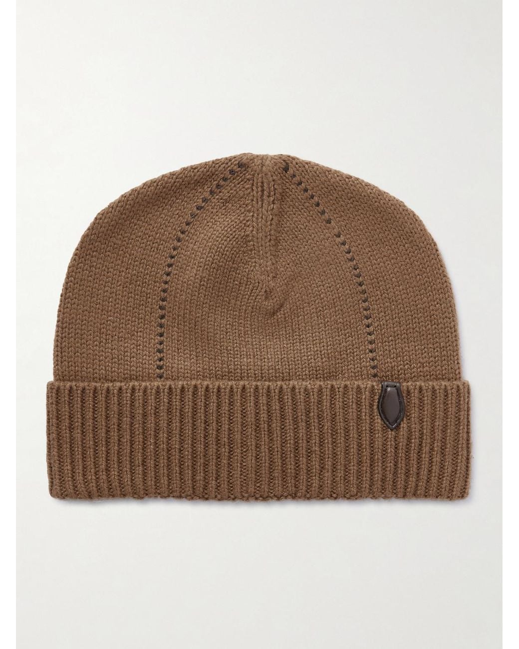 Berluti Brown Cashmere Beanie for men