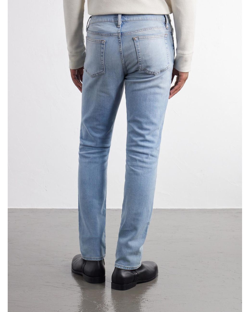 FRAME Blue L'Homme Slim-Fit Stretch-Denim Jeans for men
