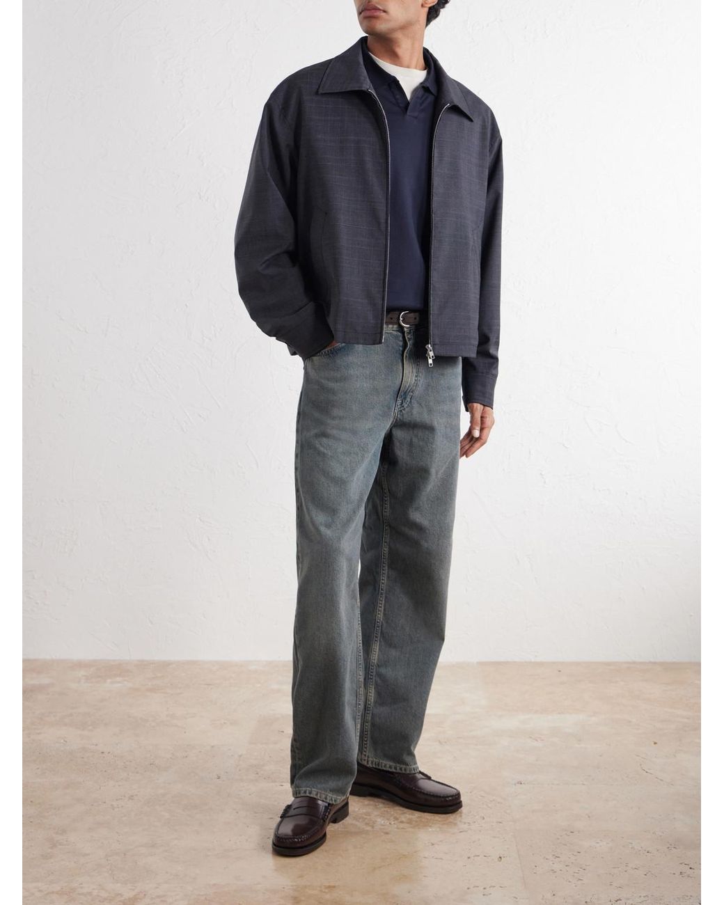 NN07 Gray Otis 10074 Straight-Leg Jeans for men