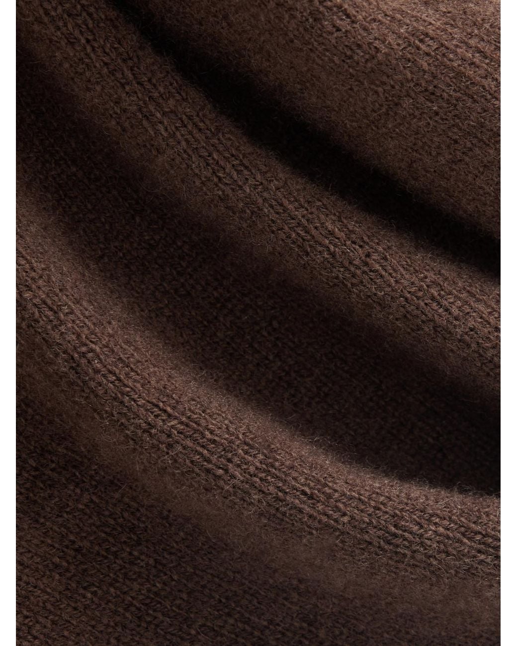NN07 Brown Triangle 6623 Wool Scarf for men
