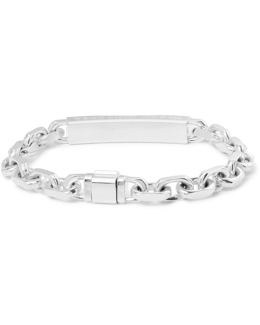 Tiffany 1837 Makers ID Chain Bracelet in Sterling Silver, Extra Large