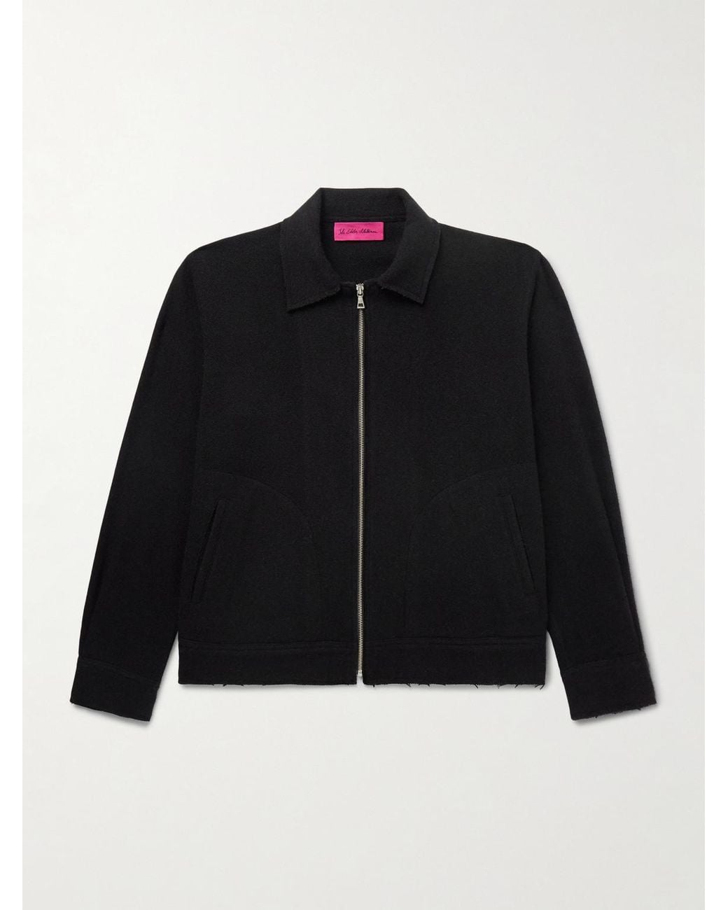 The Elder Statesman Black Decon Cashmere Jacket for men