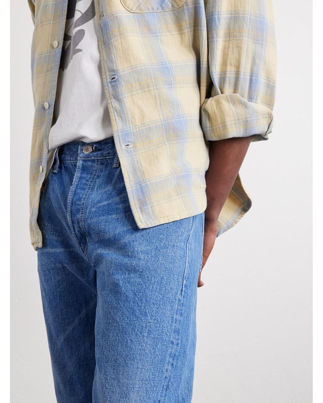 Remi Relief Blue Straight-Leg Jeans for men
