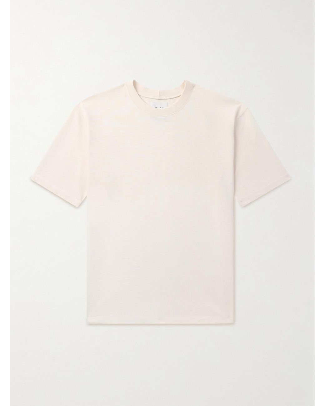 Drake's Natural Hiking Slim-fit Cotton-jersey T-shirt for men