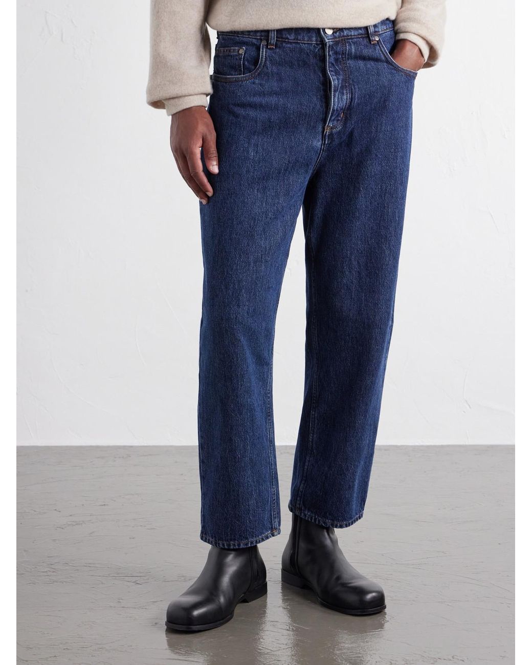 A Kind Of Guise Blue Terek Straight-leg Jeans for men