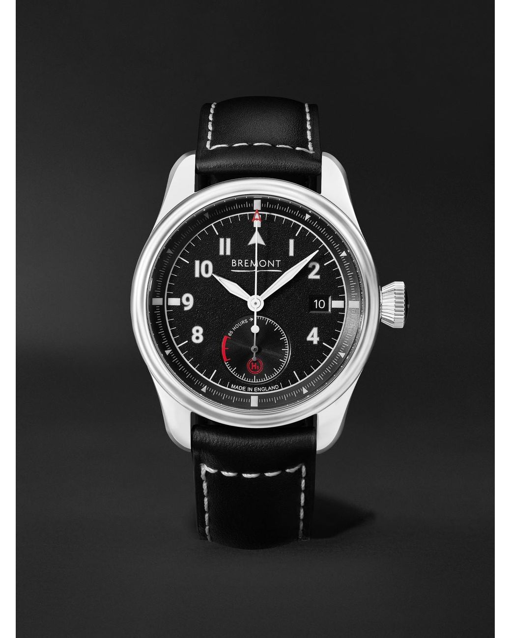 Bremont Black Fury Automatic Stainless Steel Watch, Ref. Fury-Bk-Ss-R-S for men