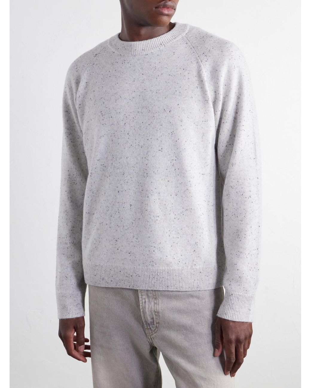 Mr P. White Donagal Cashmere Knitted Sweater for men