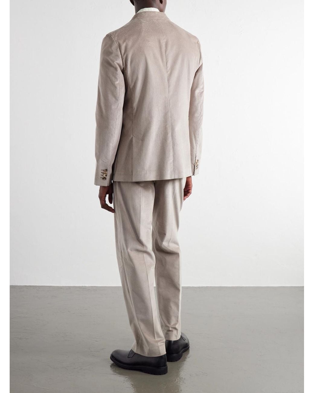 Paul Smith Natural Cotton-Stretch Corduroy Suit Jacket for men