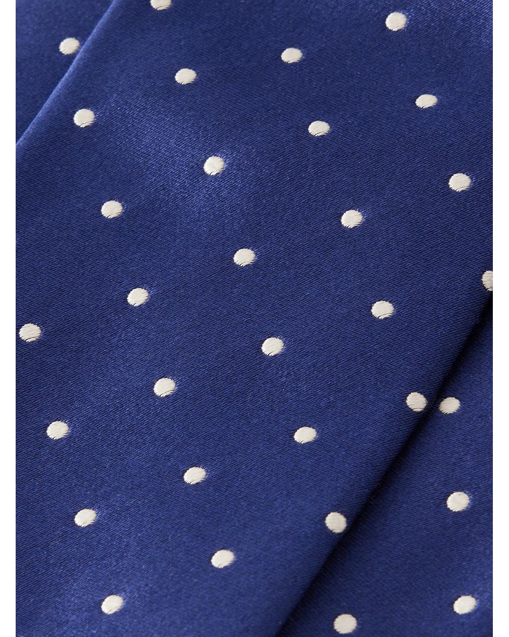 Tom Ford Blue 8Cm Polka Dot Silk Tie for men