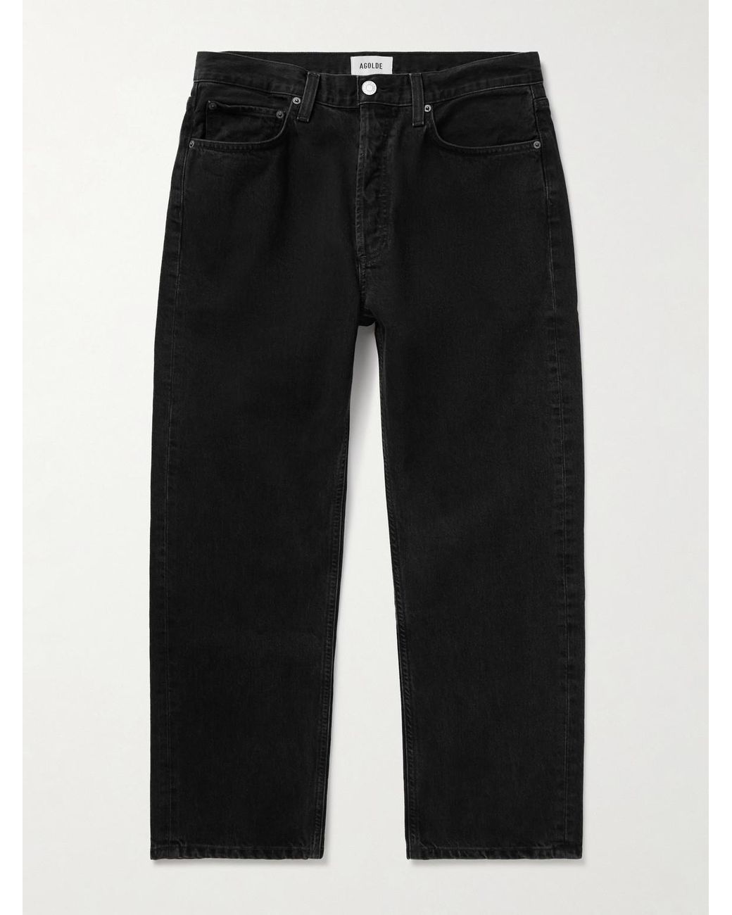 Agolde Black 90's Straight-Leg Jeans for men