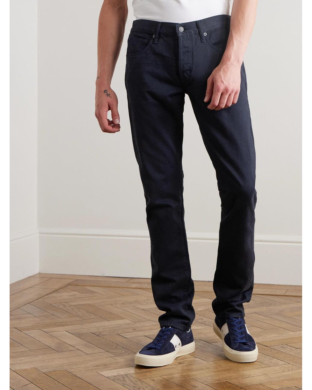 Tom Ford Blue Slim-Fit Jeans for men