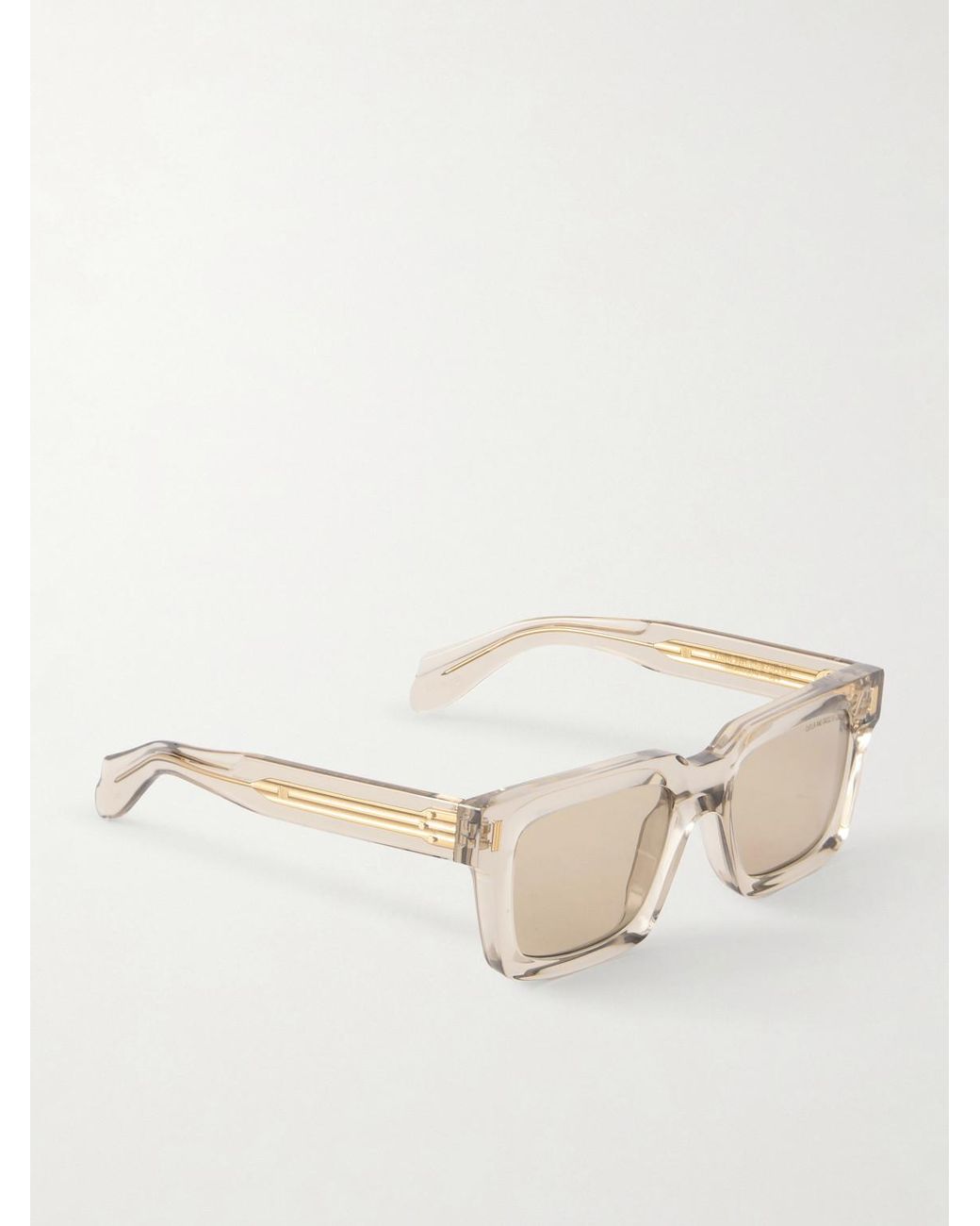 Cutler & Gross Natural 9386 Square-Frame Acetate Sunglasses for men