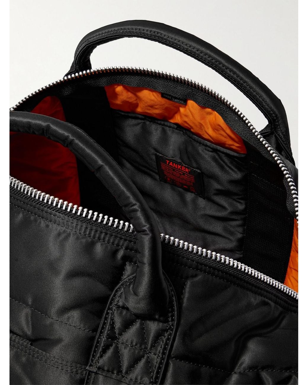 Porter-Yoshida and Co Black Tanker Drum Nylon-twill Weekend Bag for men