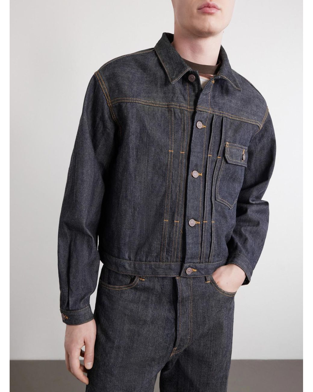 Visvim Blue Denim Jacket for men