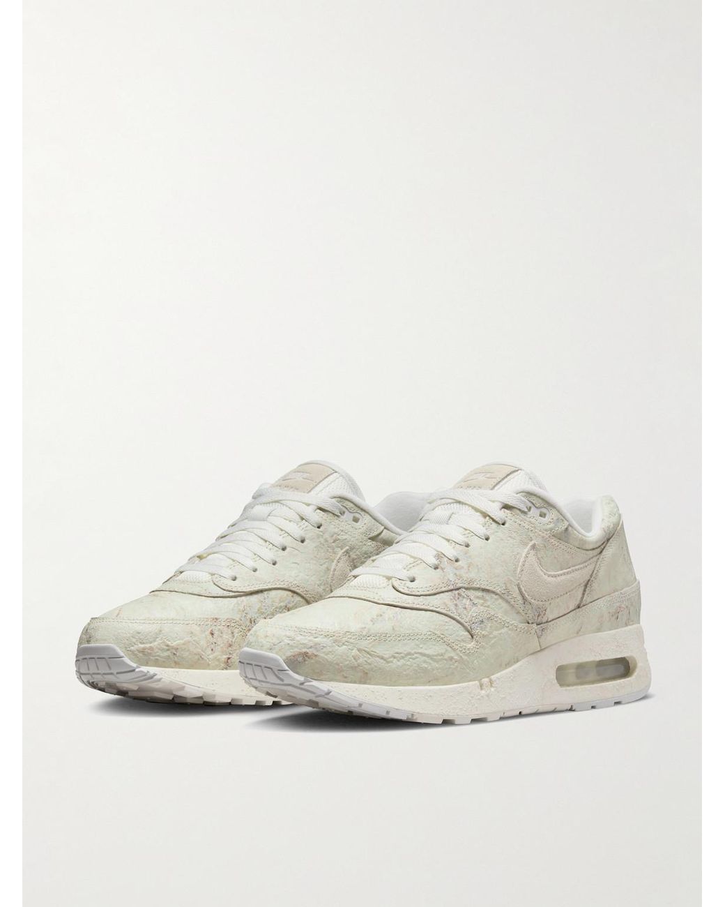 Nike Air Max 1 86 Brushed suede Sneakers in Natural for Men Lyst UK