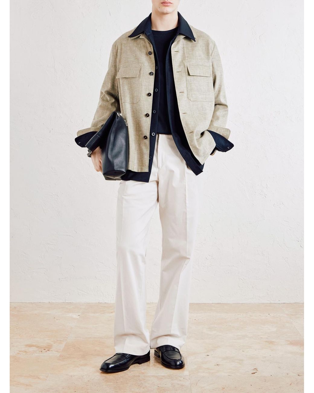 Overshirt di Zegna in Natural da Uomo