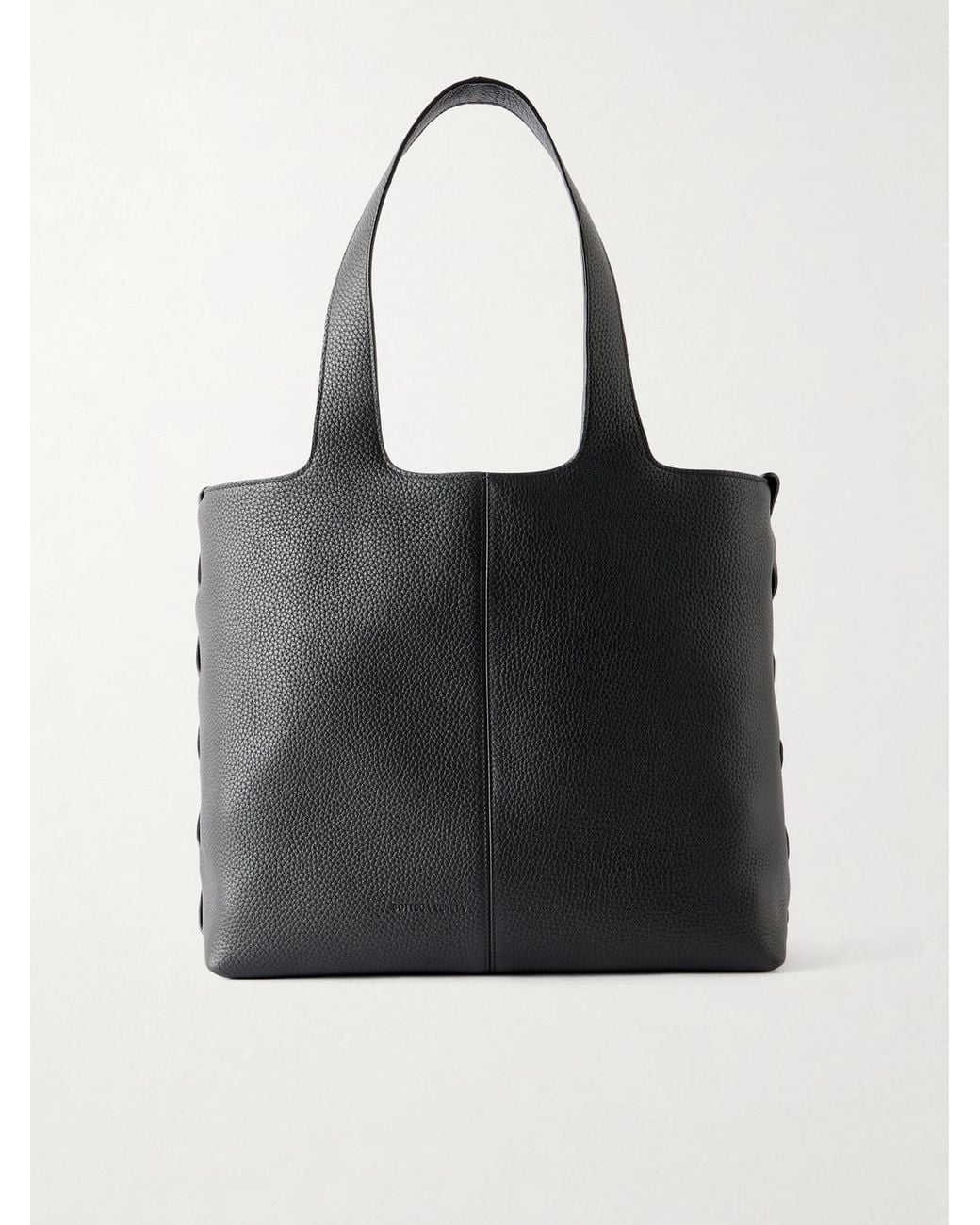 Bottega Veneta Black Diago Medium Full-grain Leather Tote Bag for men