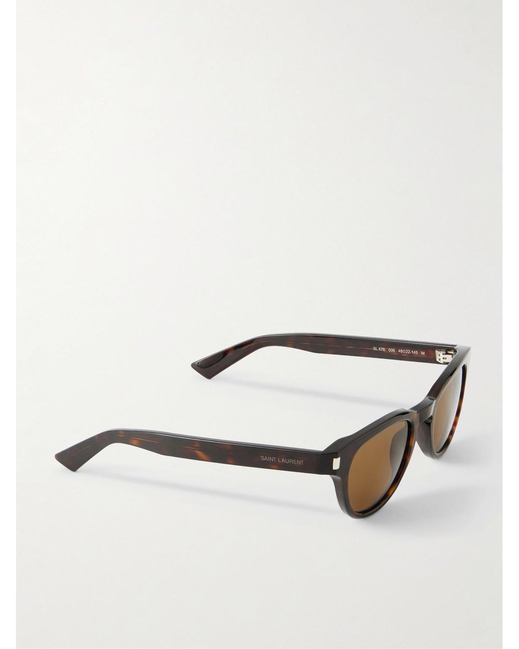 Saint Laurent Multicolor Round-frame Tortoiseshell Acetate Sunglasses for men