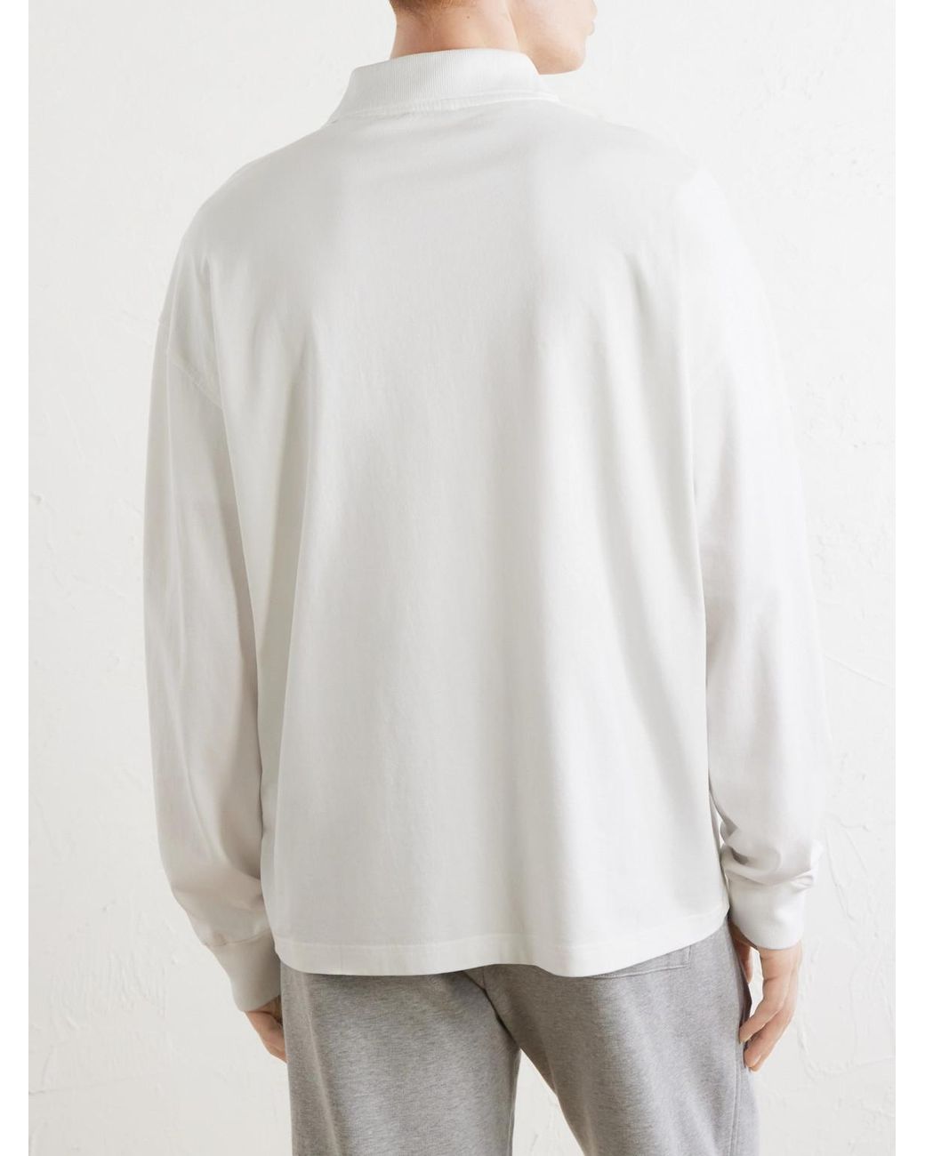 A.P.C. Blue Alexis Logo-embroidered Cotton-jersey Polo Shirt for men