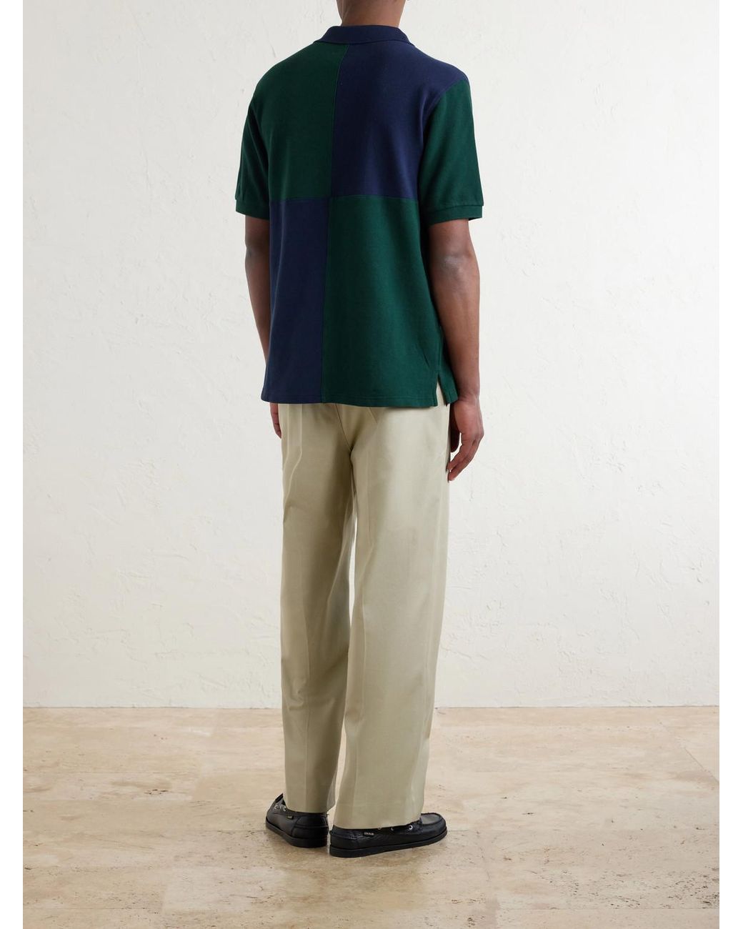 Aimé Leon Dore Natural Straight-Leg Cotton-Canvas Trousers for men