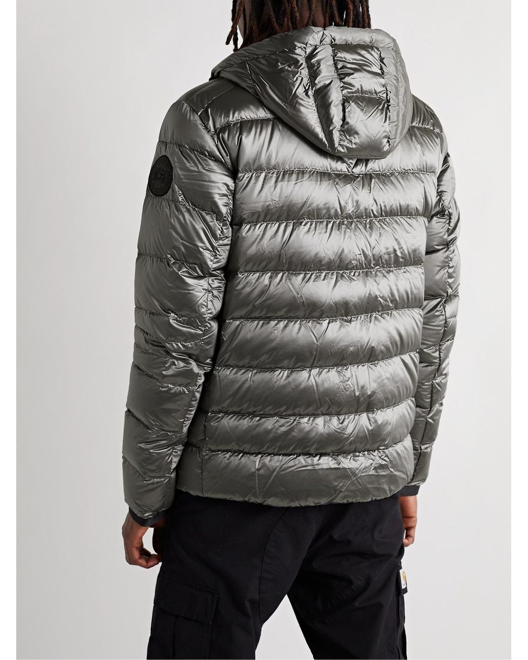 Canada Goose Crofton Slim-Fit Metallic Nylon-Ripstop Hooded Down Jacket for men