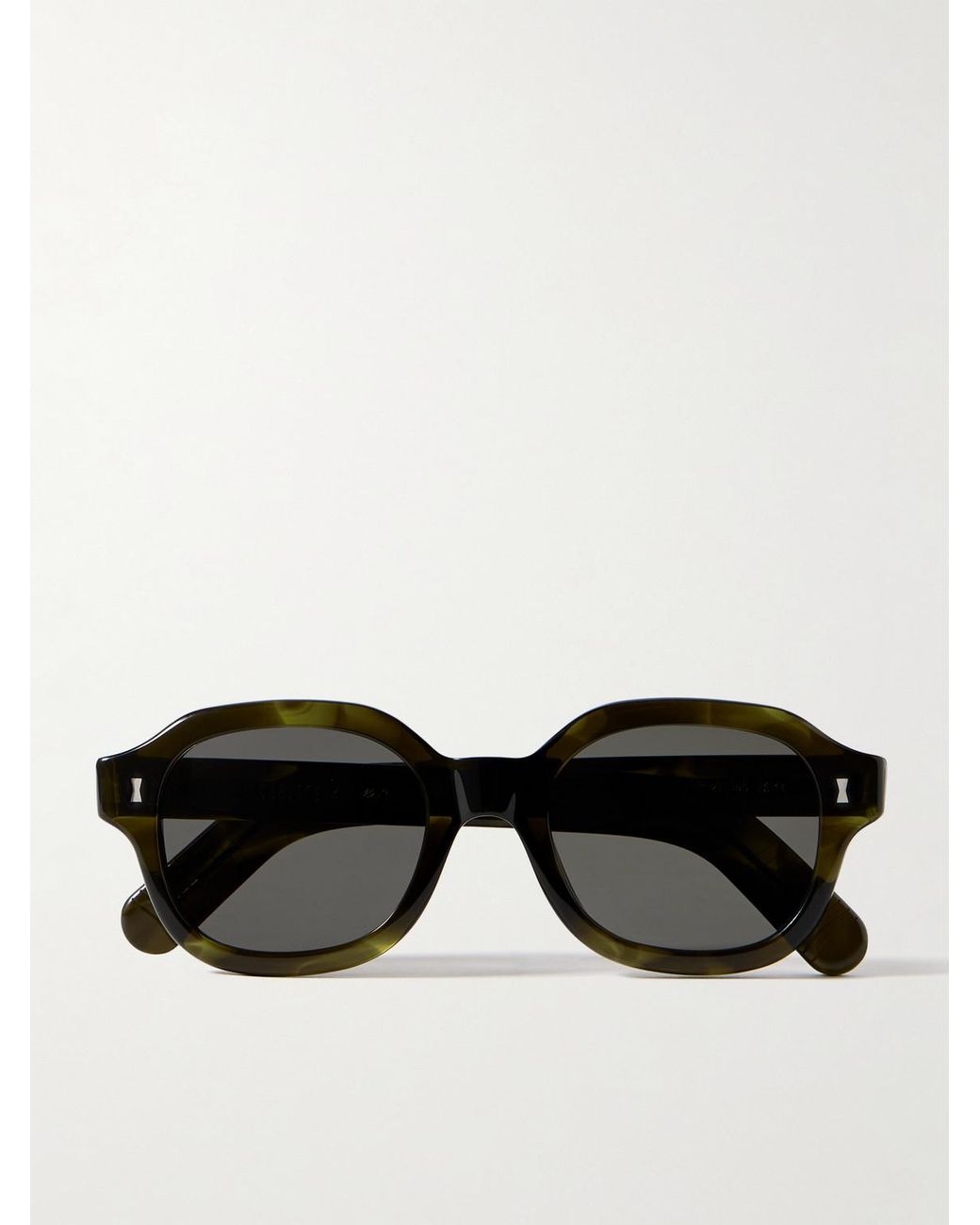MR P. Cubitts Leirum Round-frame Acetate Sunglasses in Black for