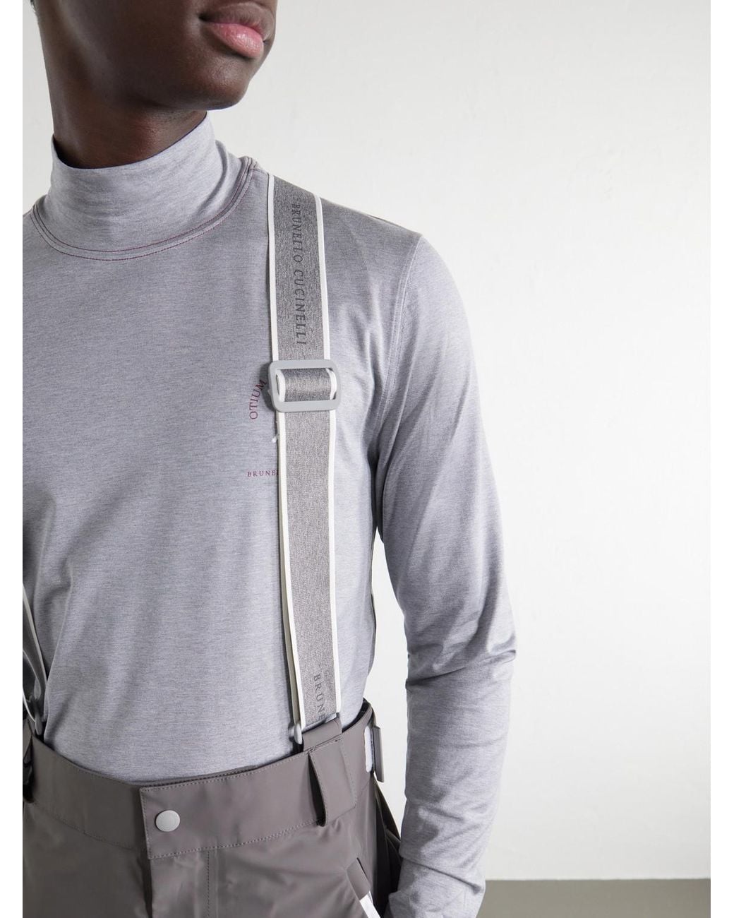 Brunello Cucinelli White Straight-Leg Panelled Shell Ski Pants for men