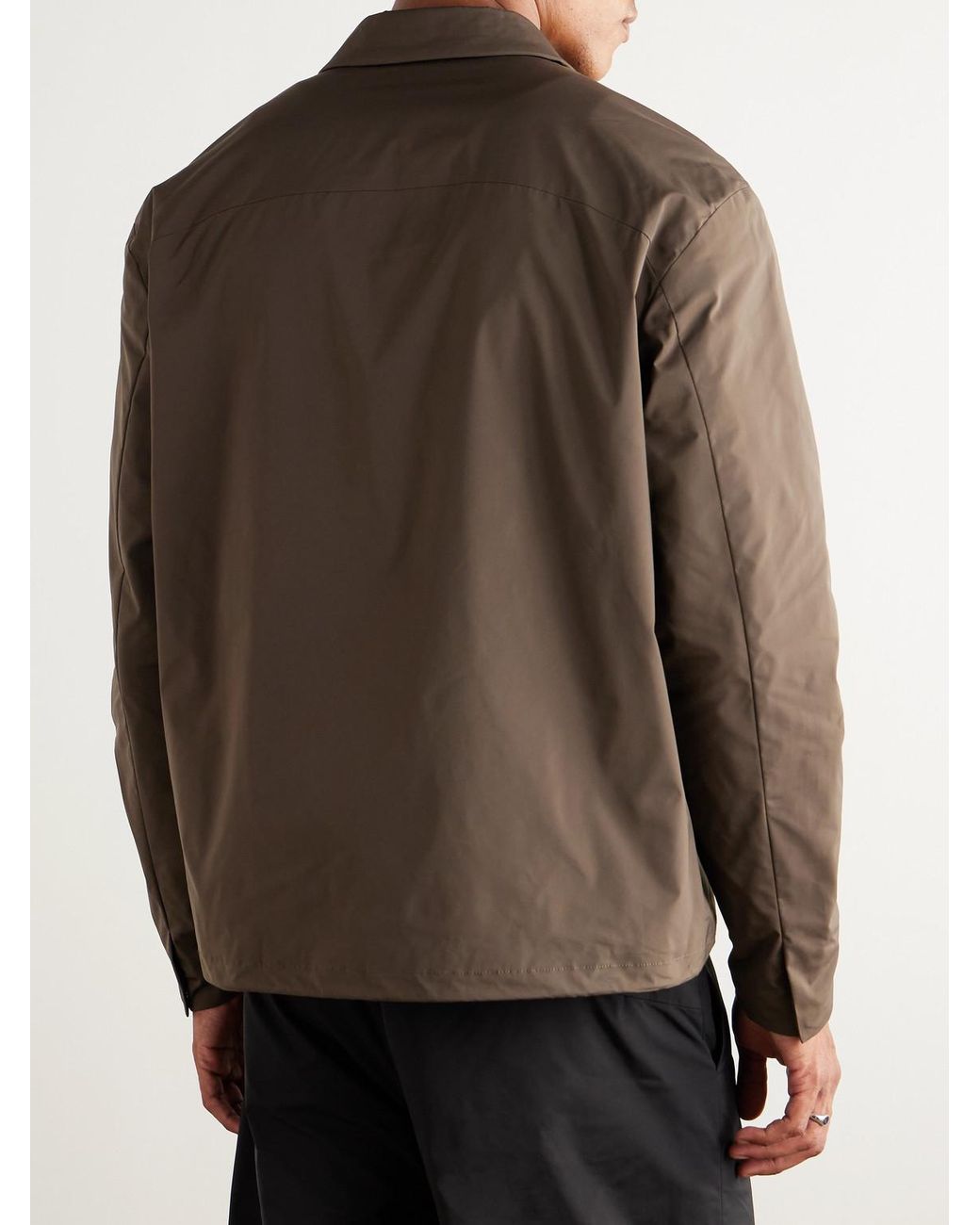 Amomento Padded Taffeta Jacket in Brown for Men | Lyst UK